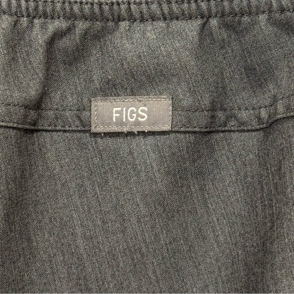 Figs Kade Cargo Scrub Pants Straight Leg 4 Pocket Graphite Gray Large Petite - Picture 8 of 12
